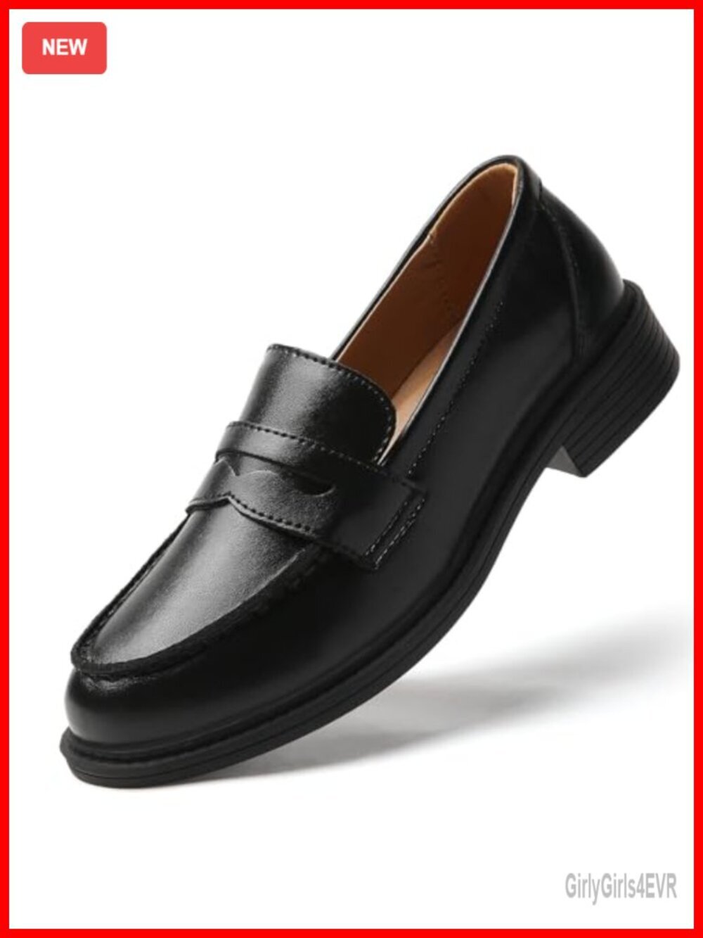 Women's Non Slip Work Penny Loafers Slip-Ons Driving Flats
